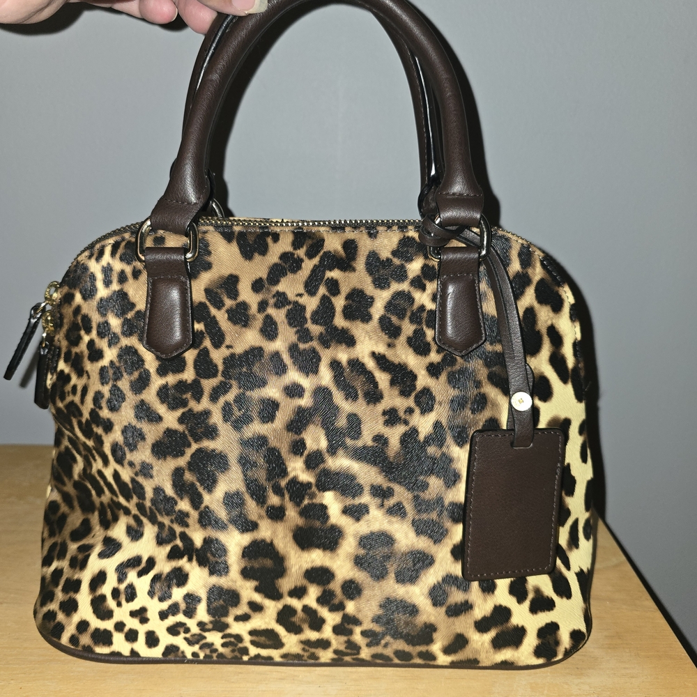 The Limited Leopard Handbag with Brown Accents